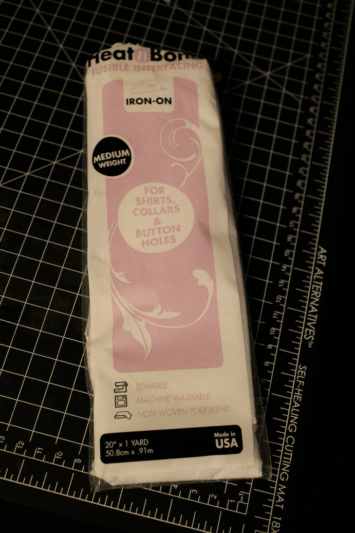 DIY dog collar interfacing