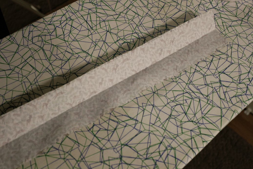 DIY dog collar fold and iron 2