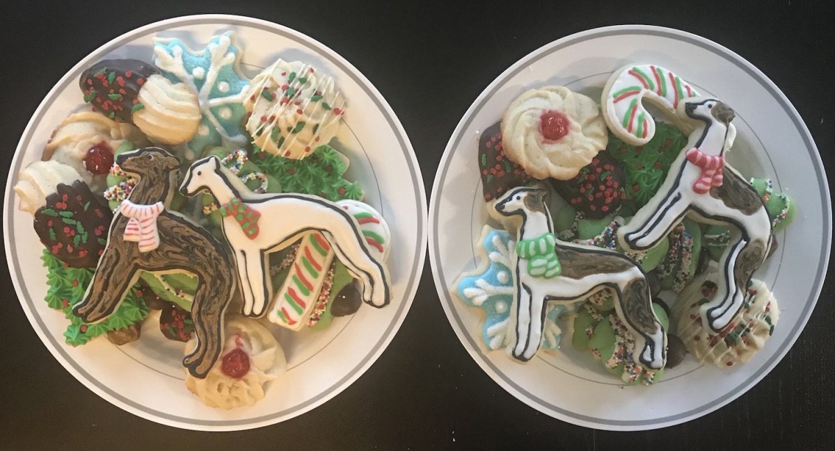 Whippet Greyhound Sugar Cookies